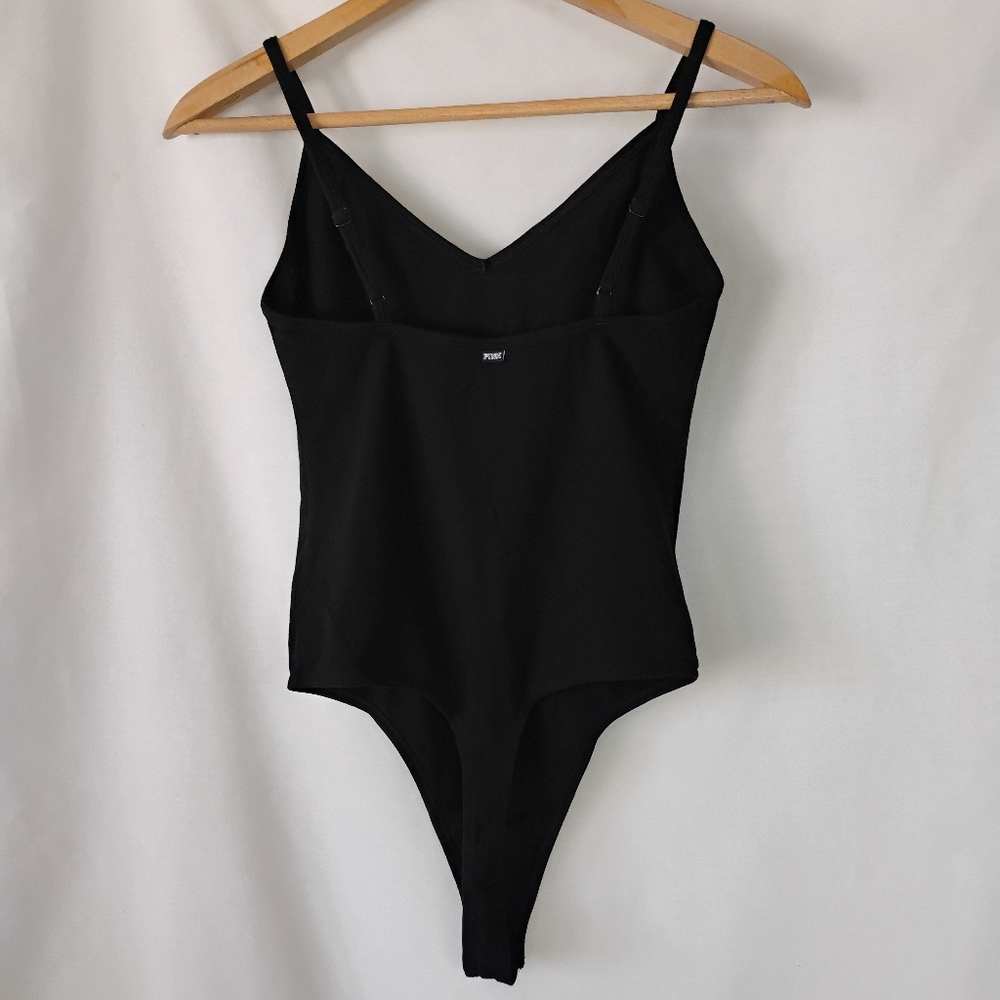 Women's Size M PINK Victoria's Secret Black "Game On" Football Sports Bodysuit - Picture 6 of 15